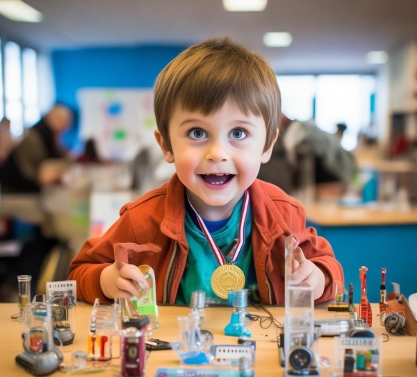 一年级科技小达人，创新一等奖的萌力探索