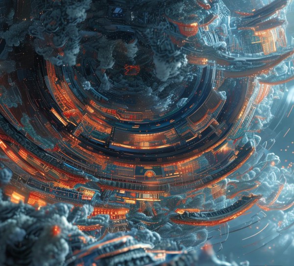 裸眼4k高清科技动态财神壁纸，科技与传统的交融，为数字空间注入吉祥新活力