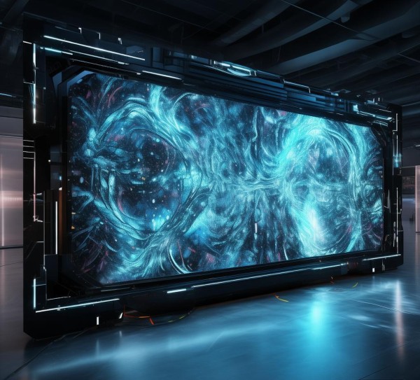 三维高科技动态背景墙，科技赋能空间，重塑视觉体验的未来