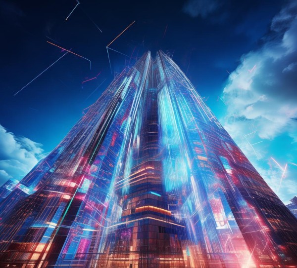 科技感爆棚！高科技动态背景图竖版，未来已来，视觉盛宴